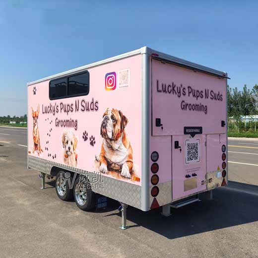 Mobile Dog Grooming Trailer for Sale