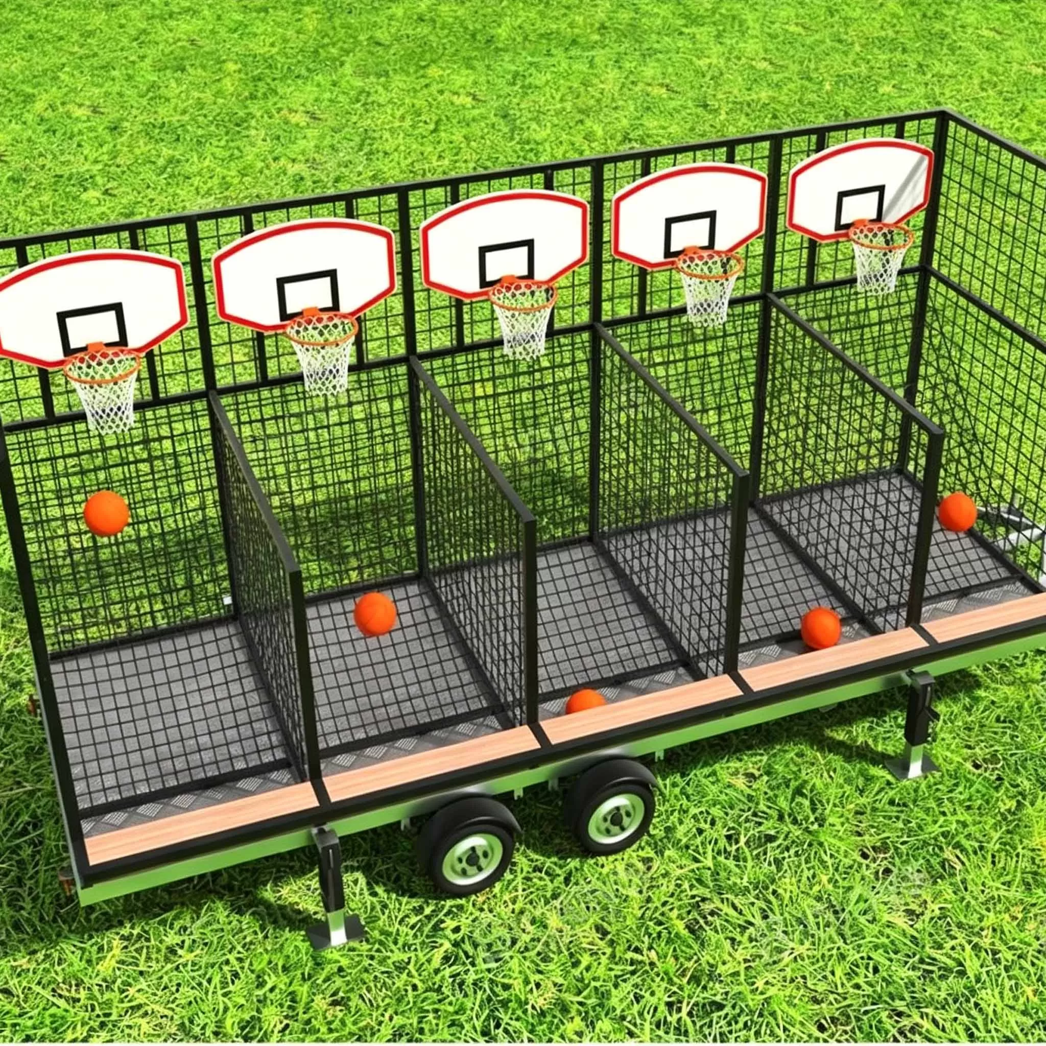 Mobile Basketball Trailer for Sale