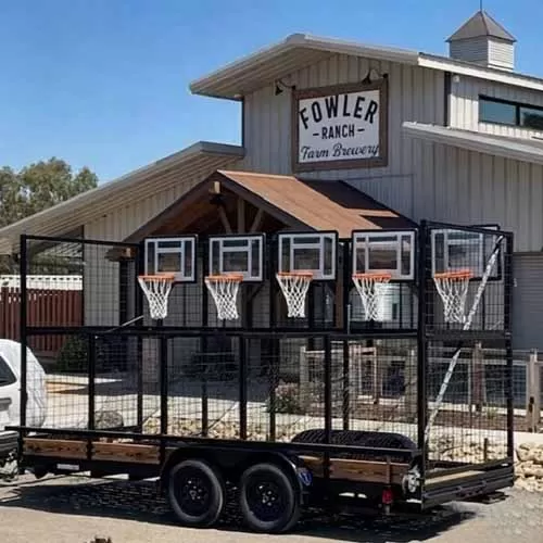 Mobile Basketball Trailer for Sale