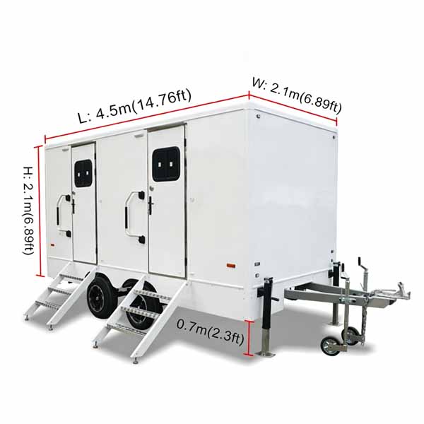 Mobile Toilet Trailer for Sale