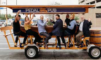 What types of pedal pubs are there?